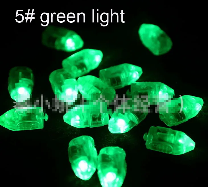 5 green light Принадлежности для фестиваля, светодиодный светильник, лампочка, разноцветный вариант для гелевых шаров, бумажный фонарь, сделай сам, для дня рождения, свадьбы, вечеринки, декор Wh - Цвет: 5 green light