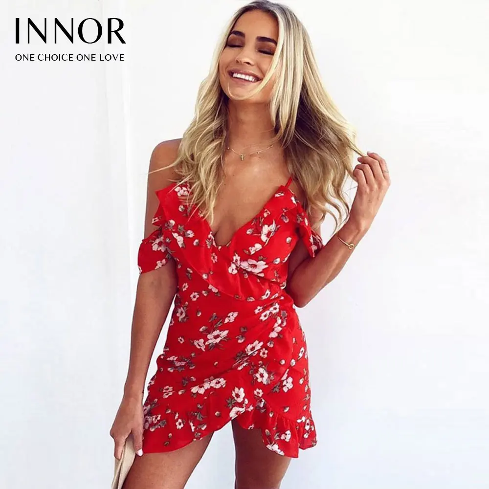 2017 женское шифоновое пляжное платье с высокой талией и лямками летнее рюшами