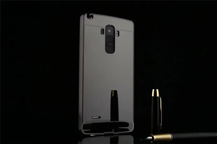 Fashion Luxury Rose Gold Mirror Case For LG G4 Stylus shell Back Cover Stylus/G4 Note/G Stylo LS770 |