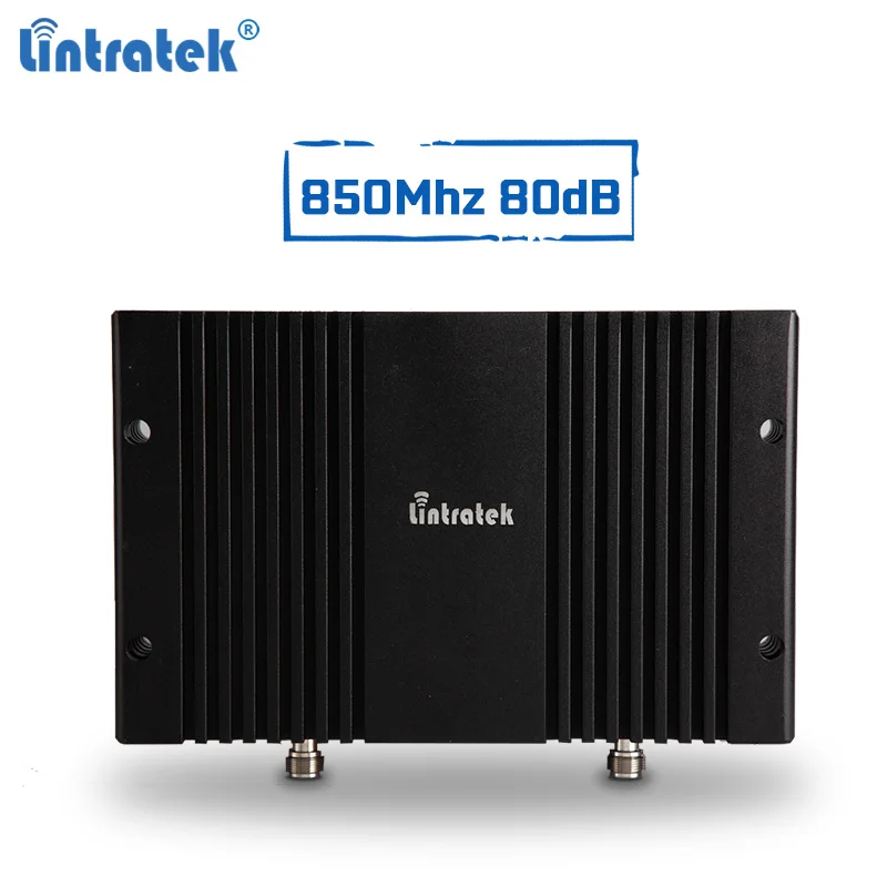 Усилитель сотового сигнала Lintratek 80dBi 850 МГц CDMA 2G 3G AGC MGC Repetidor мощный #5 6|Усилители