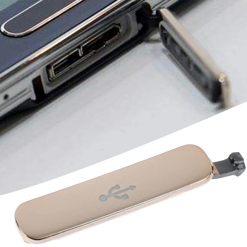 USB зарядный порт откидной крышкой для Samsung Galaxy S5 G900F i9600 заряда Пылезащитная