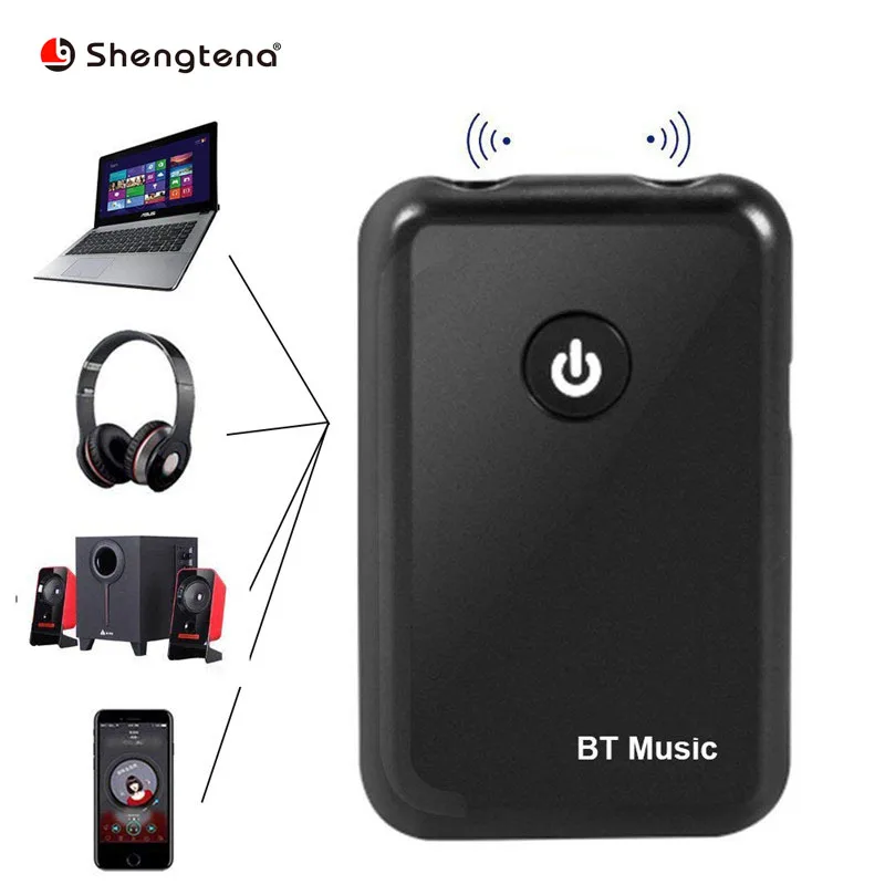 Shengtena беспроводной Bluetooth приемник передатчик 4 1 аудио 3 5 мм адаптер для ПК