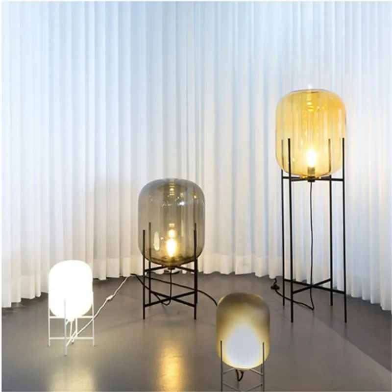 Креативный компактный стеклянный Настольный светильник Северной Европы лампа