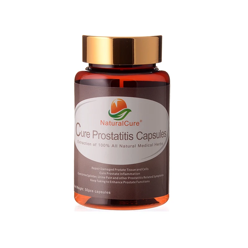 NaturalCure для лечения простатита в капсулах, лечения простаты, снятия боли в простате и решения проблем мочеиспускания 50 таблеток