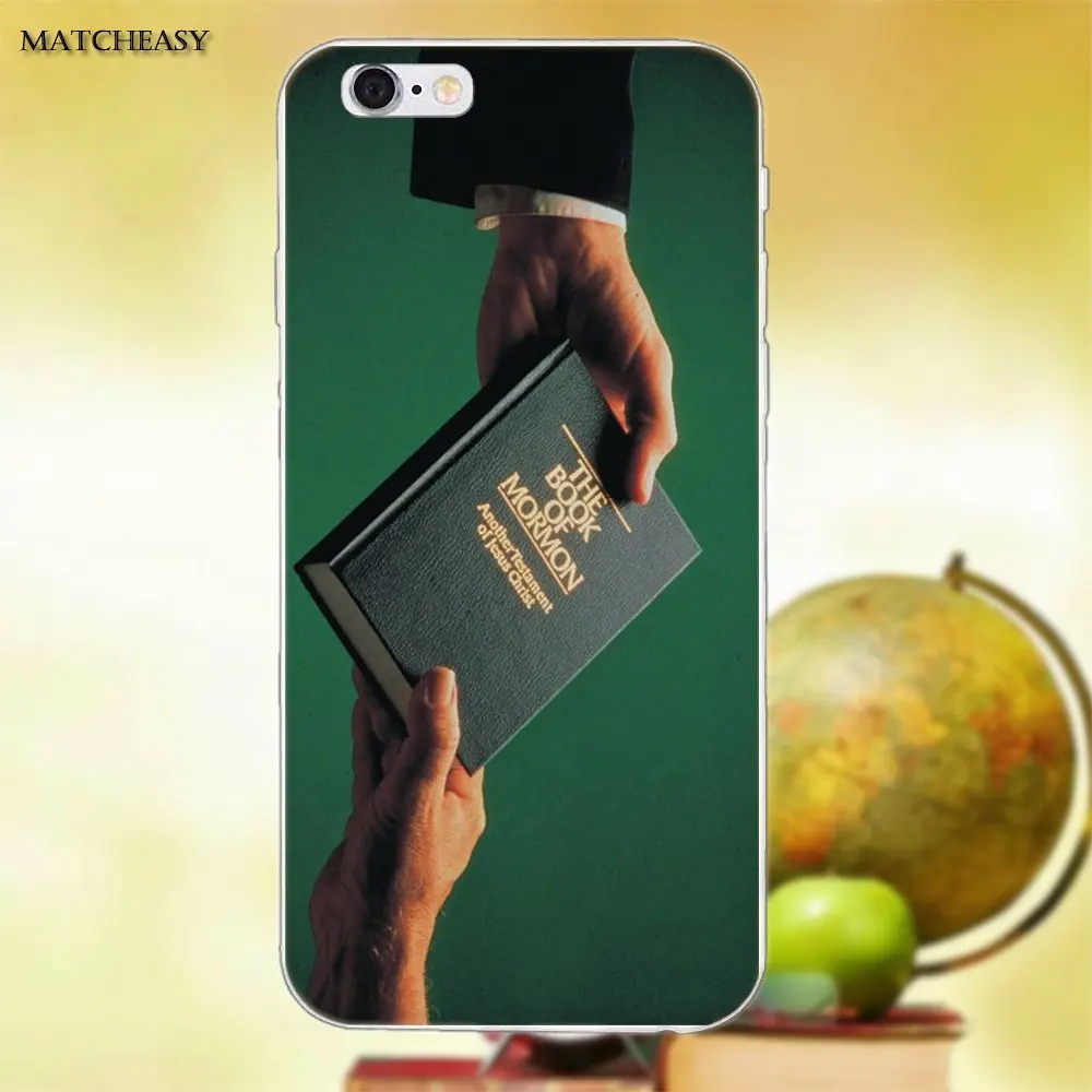 Защитный чехол из ТПУ для Apple iPhone X XS Max XR 4 4S 5 5C SE 6 6S 7 8 Plus Book Of Mormon | Мобильные