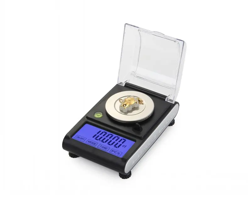 Лабораторные весы, 50 г/0,001 г, высокоточные ювелирные изделия, Алмазный драгоценный камень, ЖК-цифровые электронные весы, функция подсчета, портативные