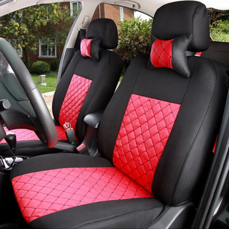 

(Front + Rear) Universal Car seat covers for Jaguar All Models XF XE XJ F-PACE F-TYPE brand firm soft auto accessories