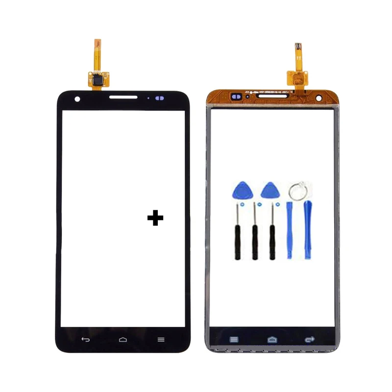 Черный/белый для huawei Ascend G750 G750-T00 G750-U10 G750-T01 Honor 3X Glory 4 Сенсорный экран планшета Стекло Панель Бесплатные инструменты