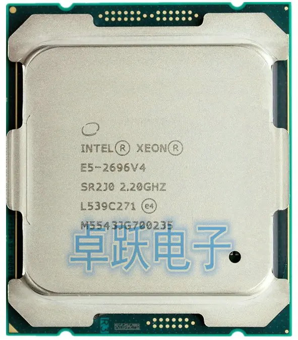 E5-2696 V4 Intel Xeon E5-2696V4 Процессор 22-ядер 2,20 ГГц 55MB 14nm LGA2011-3 E5 2696 V4 процессор E5 2696V4