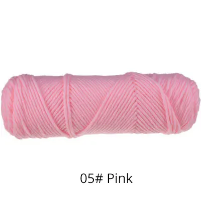 Pink Looen пряжа для вязания крючком ткань шелк Молоко хлопок Толстая Нить пряжа шерсть переплетение иглы Искусство ремесло мягкие Швейные аксессуары - Цвет: Pink