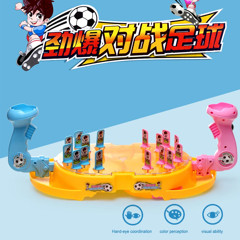 Настольная игра футбольная игрушка Детские Настольные Мячи стрельба Двойной