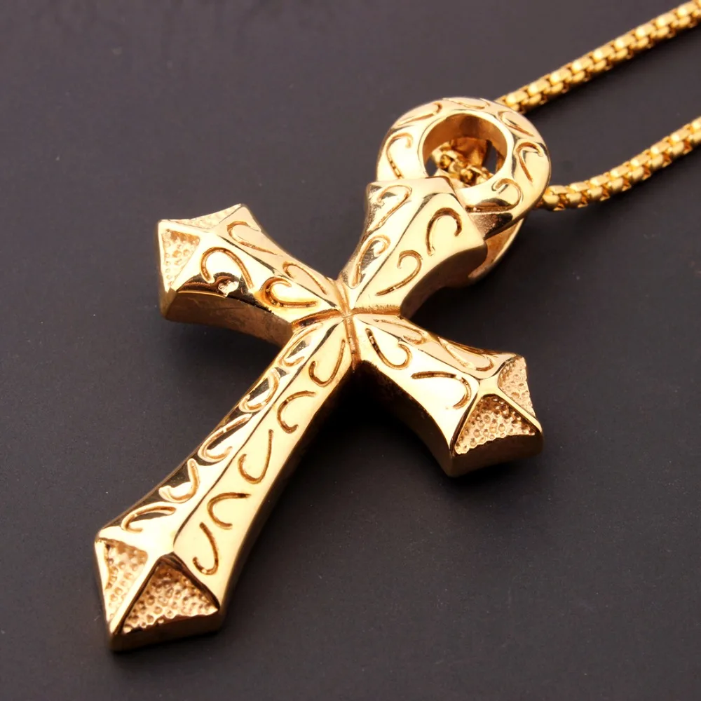 Мужская Байкерская подвеска 73*47 мм металлическая цепь из нержавеющей стали 24