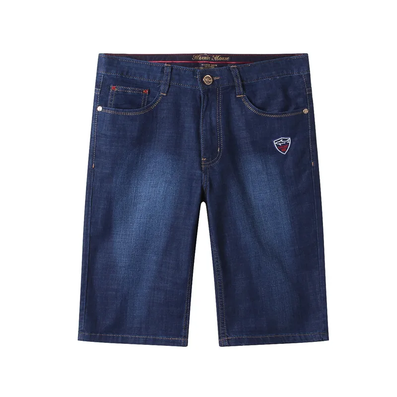 Джинсы Tace & shark Мужские летние английские с простой поясничной вышивкой|brand men jeans