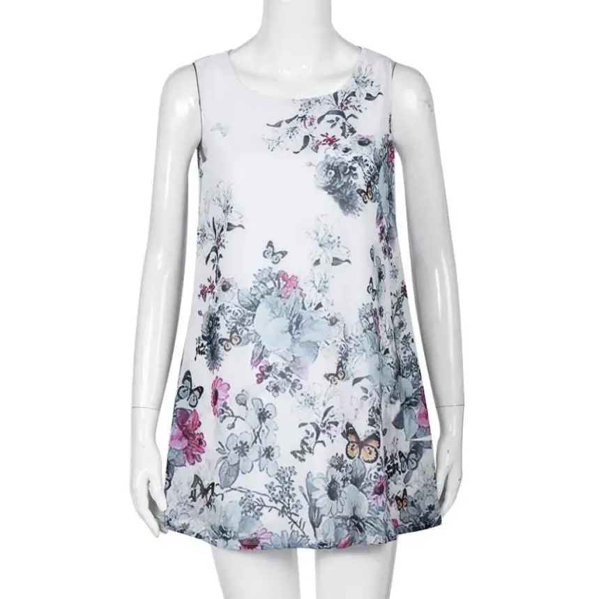 Винтажное летнее платье с принтом повседневные платья для женщин женское