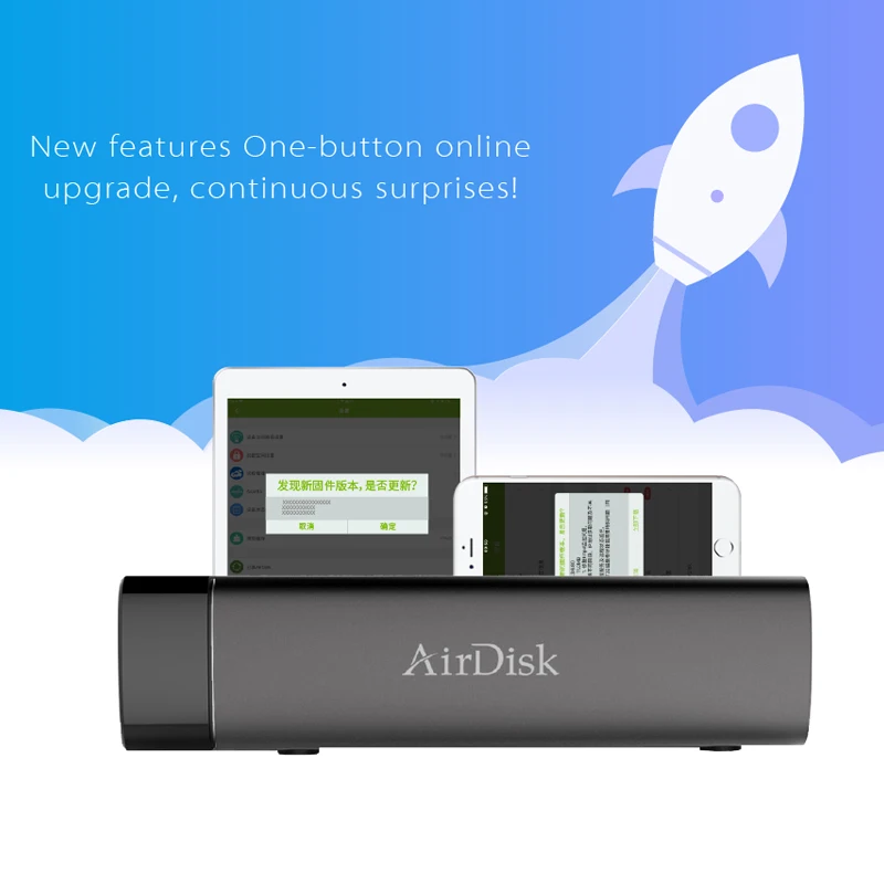 Airdisk S3 NAS мобильный жесткий диск USB3.0 семейный умный сетевой облачный накопитель
