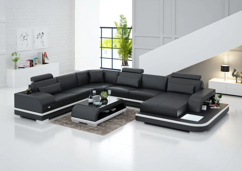Новый дизайнерский диван угловой светодиодный светильник диван|corner sofa|corner sofa