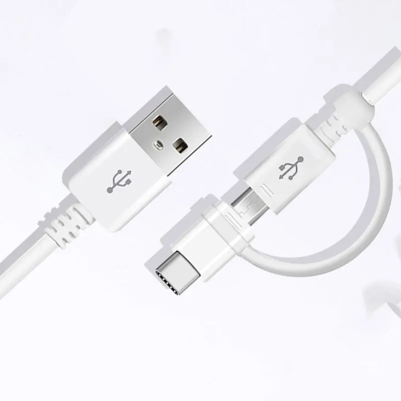 Micro USB кабель для Samsung 2 в 1 быстрое зарядное устройство Зарядка 5 м 2A Type C адаптер S6 S7