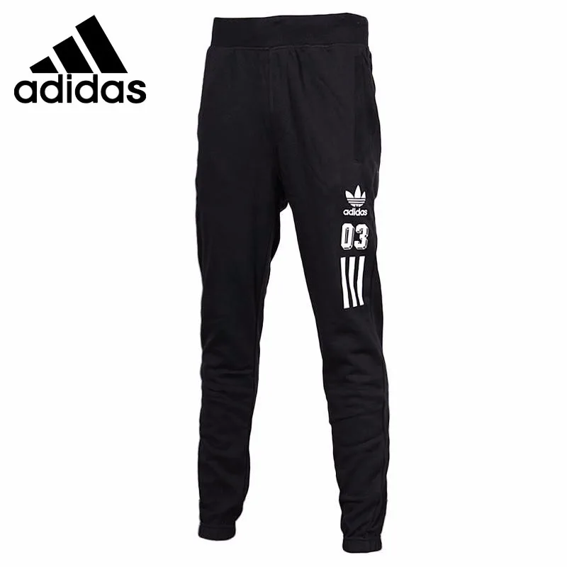 Оригинальный Новое поступление логотипом Adidas Originals sweat pant темно Для мужчин брюки
