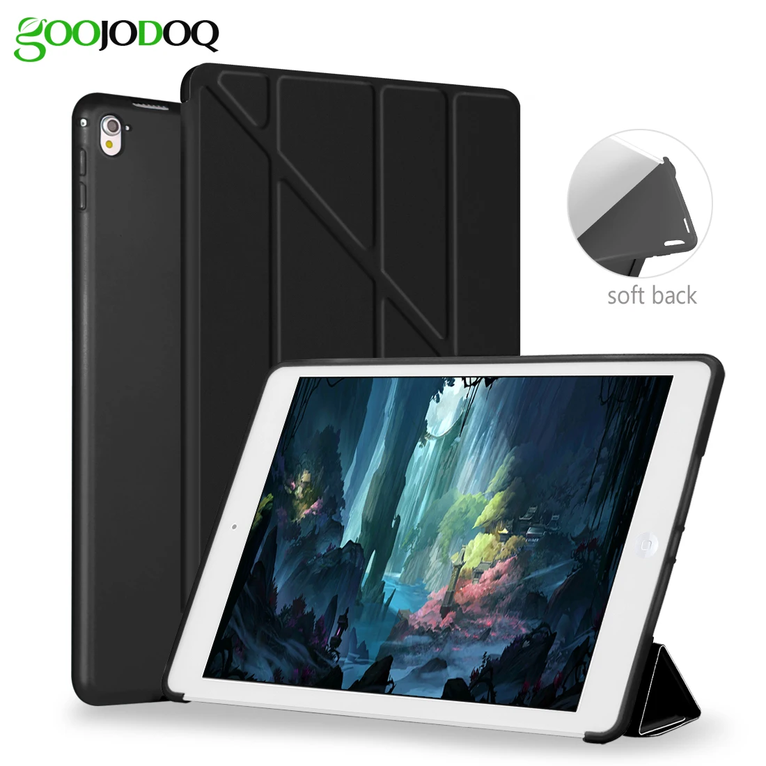 Чехол на айпад про 9.7 Для ipad pro silicon case for air 2 мягкие tpu для 6 7 pu кожа смарт чехол 5