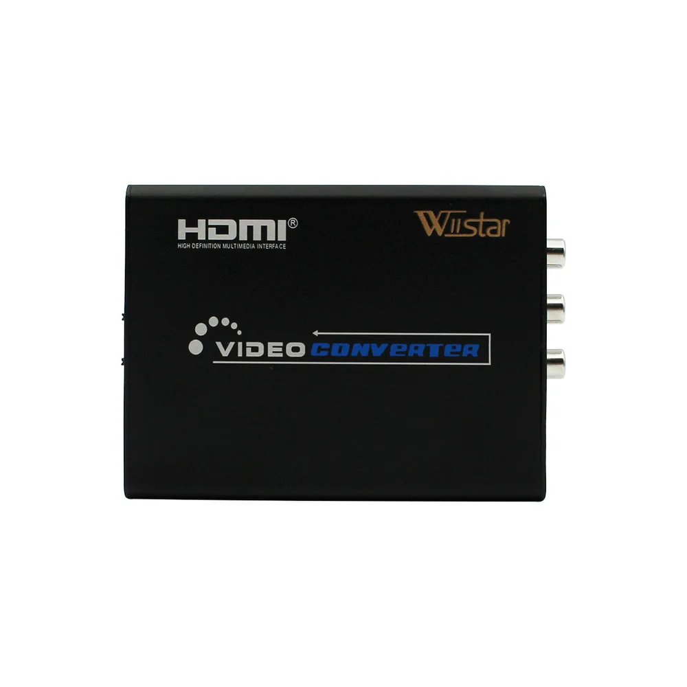 Лучшее решение VS8812 HDMI к RCA AV+ S видео конвертер адаптер HDMI2AV конвертер 1080P HD видео конвертер коробка высокой четкости
