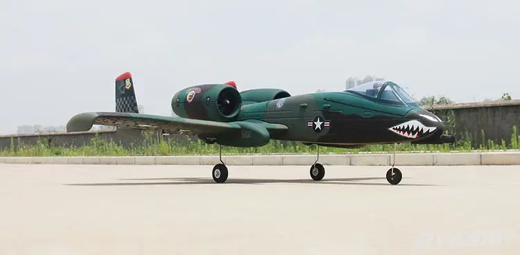 Dynam A10 Твин 64 мм EDF rc реактивный самолет PNP и RTF высоко масштабируемый Warthog Thunderbold II A10