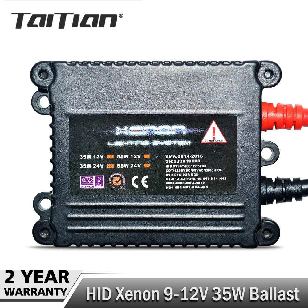 Taitian 1 шт. 150W 100W 35 ватт HID ксеноновая лампа балласта фары комплект 55 W 12V H1 H3 H4 H7 H11 9005 9006 9004 9008 6000K