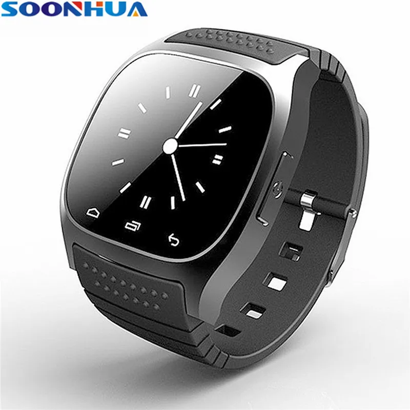 SOONHUA M26 Bluetooth водонепроницаемые Умные наручные часы Смарт с шагомером ответ на