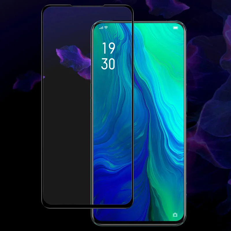 Закаленное 3d стекло из алюминия для OPPO Reno полное покрытие Высокое качество 9H