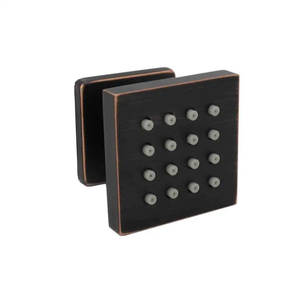 2-дюймовые латунные квадратные массажные струи для душа распылитель тела