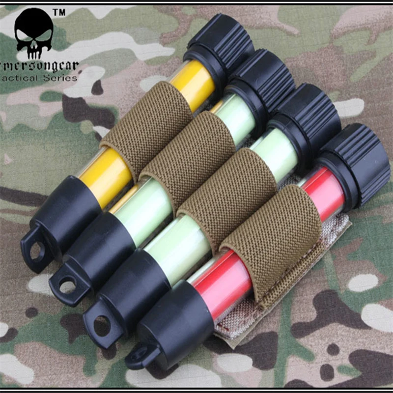 EmersonGear тактическая электронная нейлоновая светящаяся палочка, сумка B Mole, военная сумка, Мультикам, черная EM6061