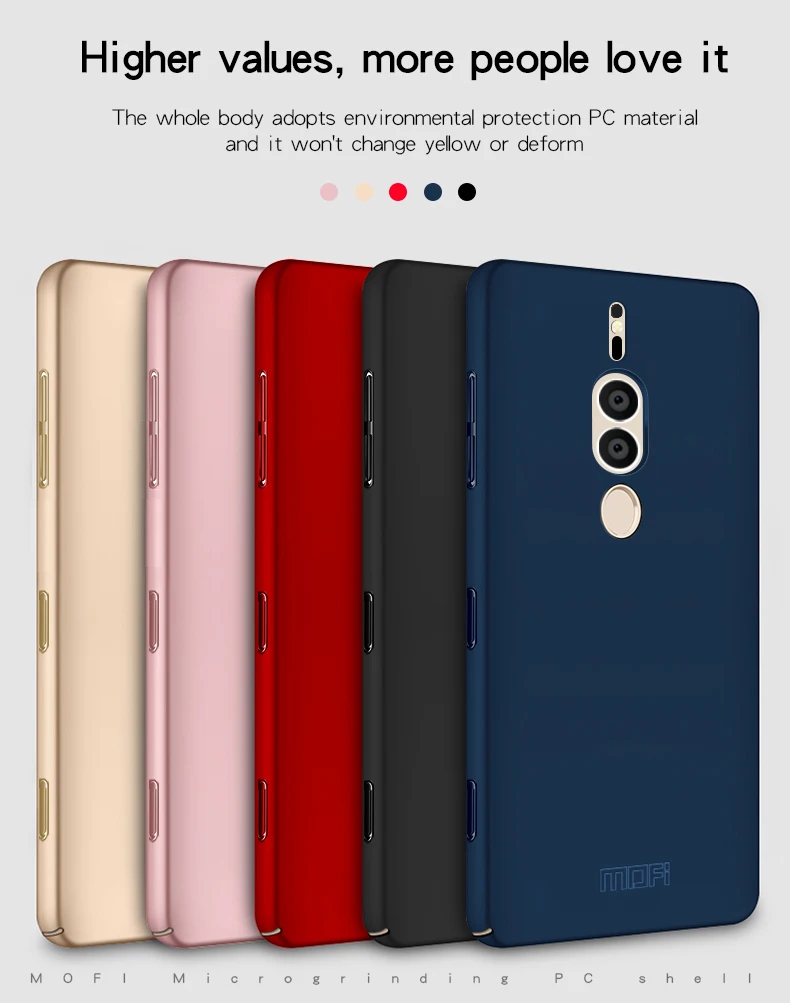 Для sony Xperia XZ2 Премиум чехол MOFI специальные чехлы жёсткий чехол из ПВХ для sony Xperia XZ2 Премиум чехол ультра тонкий чехол