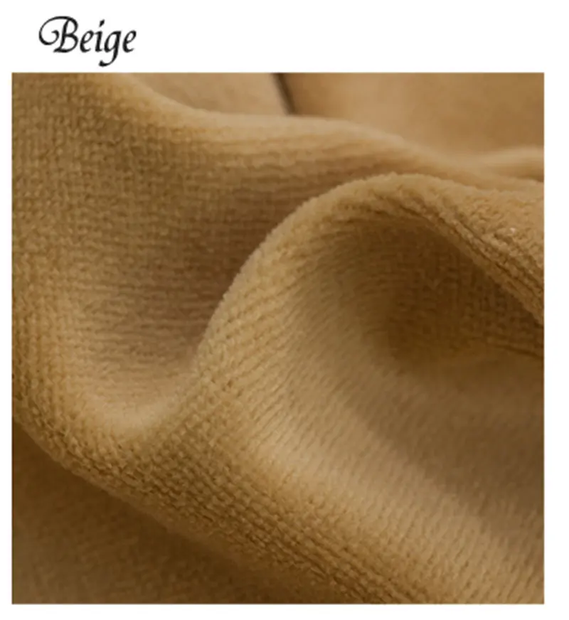 Beige 1,50(ширина)* 0,5 м мягкая хлопковая бархатная трикотажная ткань на полметра для Лоскутной Ткани Ткань для постельного белья спортивная одежда украшение дома - Цвет: Beige