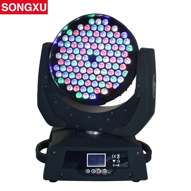 SONGXU 108X3W RGBW светодиодный прожсветильник Тор с подвижной головкой для вечерние