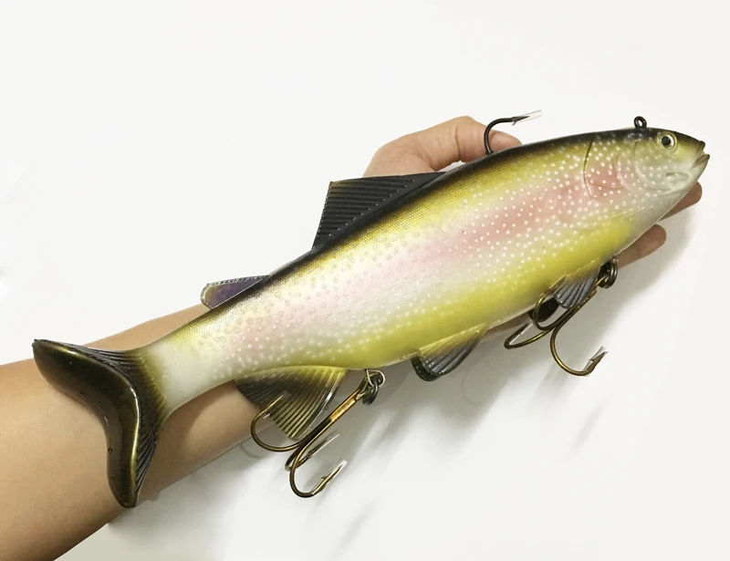 Большие размеры 1 предмет для детей возрастом от Размеры приманка из мягкой рыбы