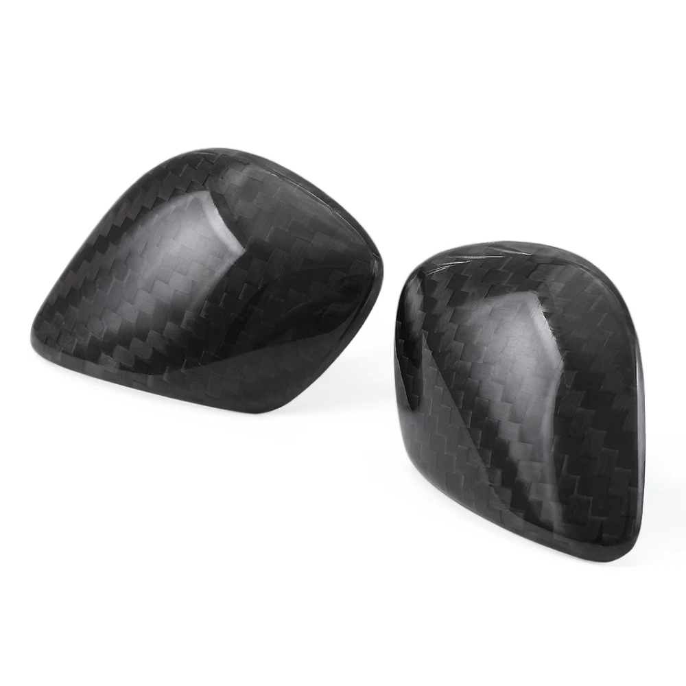 2 шт. углеродное волокно ручка переключения передач головная Накладка для Volkswagen VW Golf 7 Mk7 GTI GTE VII 2014 2017|fiber