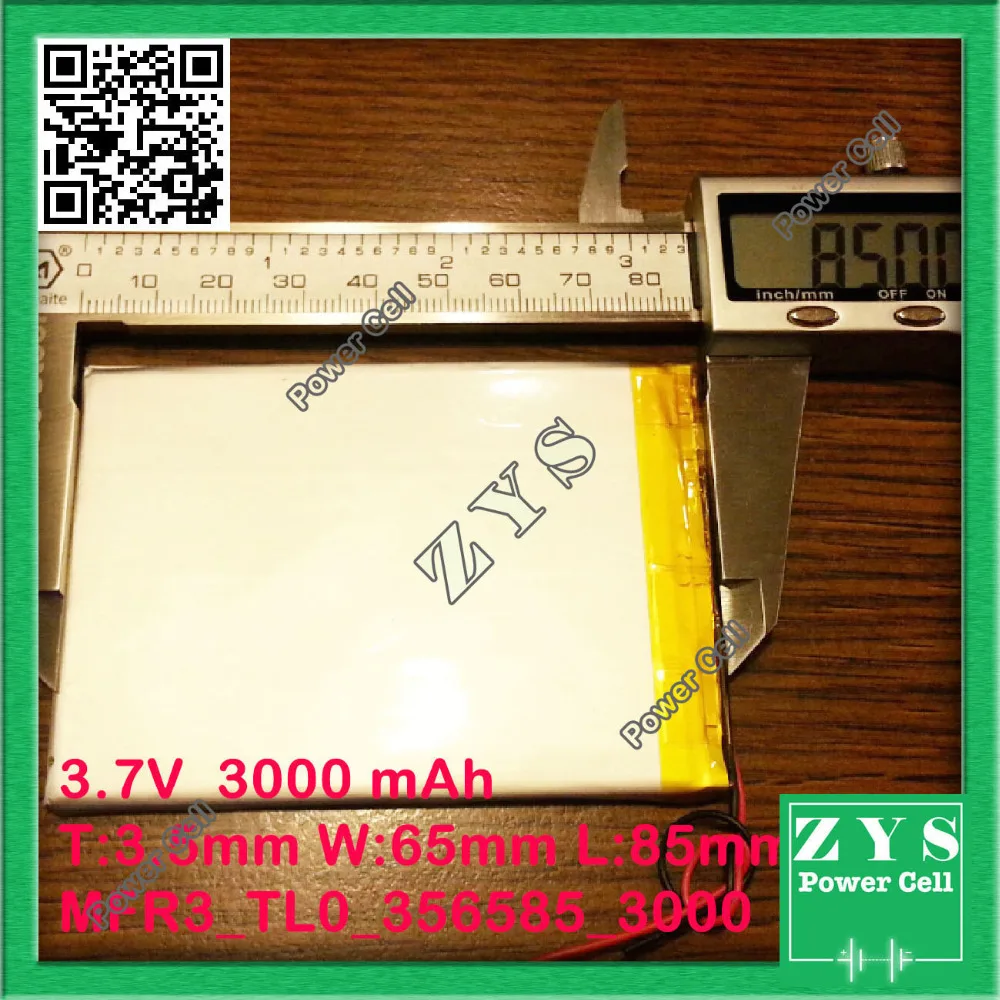 1 шт. Литий ионный аккумулятор 3 7 в 3000 мАч перезаряжаемый 300 размер: x 85 мм|3.7v 3000mah|3.7v