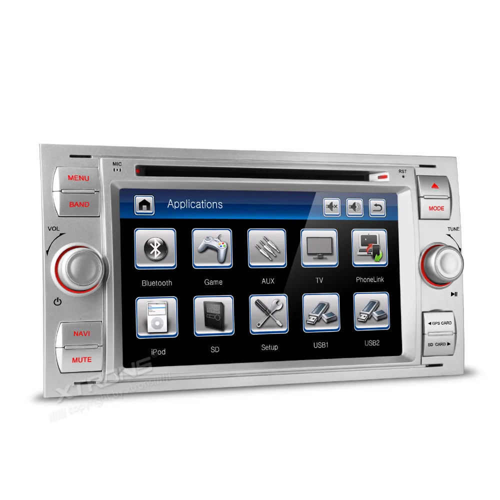 XTRONS 7 &quotHD сенсорный экран 2 din автомобильный DVD плеер радио GPS Навигация стерео для