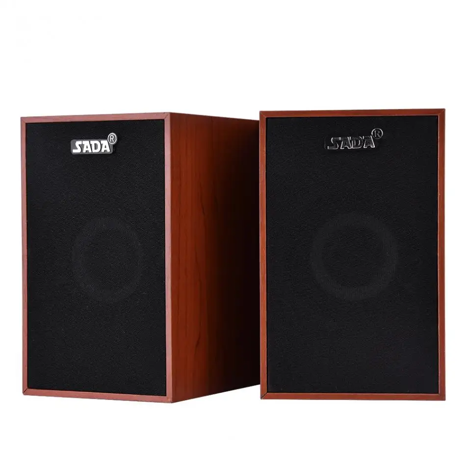 V-160, книжная полка, динамик, USB, 3,5 мм, проводные мини компьютерные колонки, бас-колонка, стерео, деревянный динамик, чехол, ПК, динамик для ноутбука, телефона