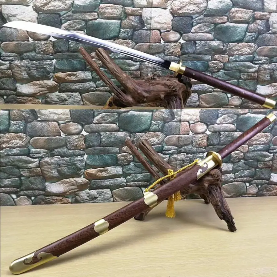 119 см * Китайский KungFu длинный нож традиция ушу боевой меч Broadsword Miao Dao острый T10