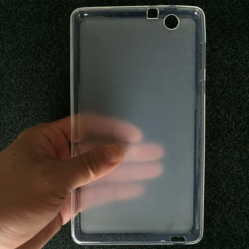 Tablet Case for Huawei MediaPad T3 7 3G BG2-U01 Soft TPU Back Funda for 7.0inch Huawei T3 7 Case Cover Protective Cases+Gift - Цвет: Transparent