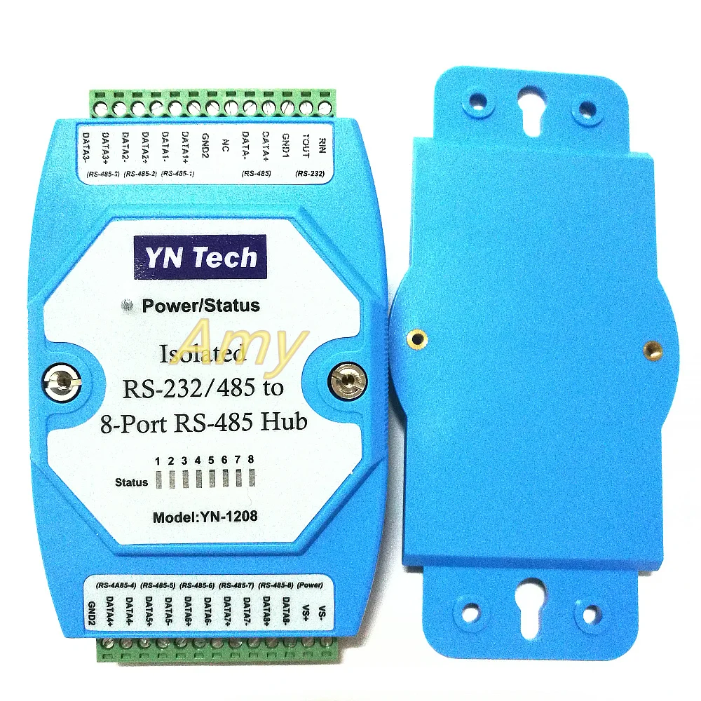 Изолированный двунаправленный 8 портов RS485 концентратор репитер дистрибьютора