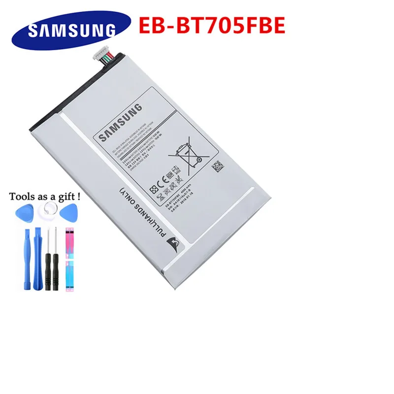 Оригинальный сменный аккумулятор SAMSUNG для планшета Samsung GALAXY Tab S 8 4 T700 T705 с