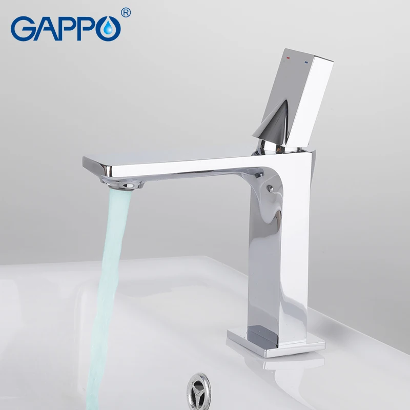 

Смеситель для раковины GAPPO, кран «Водопад» с креплением на бортике, для ванной комнаты