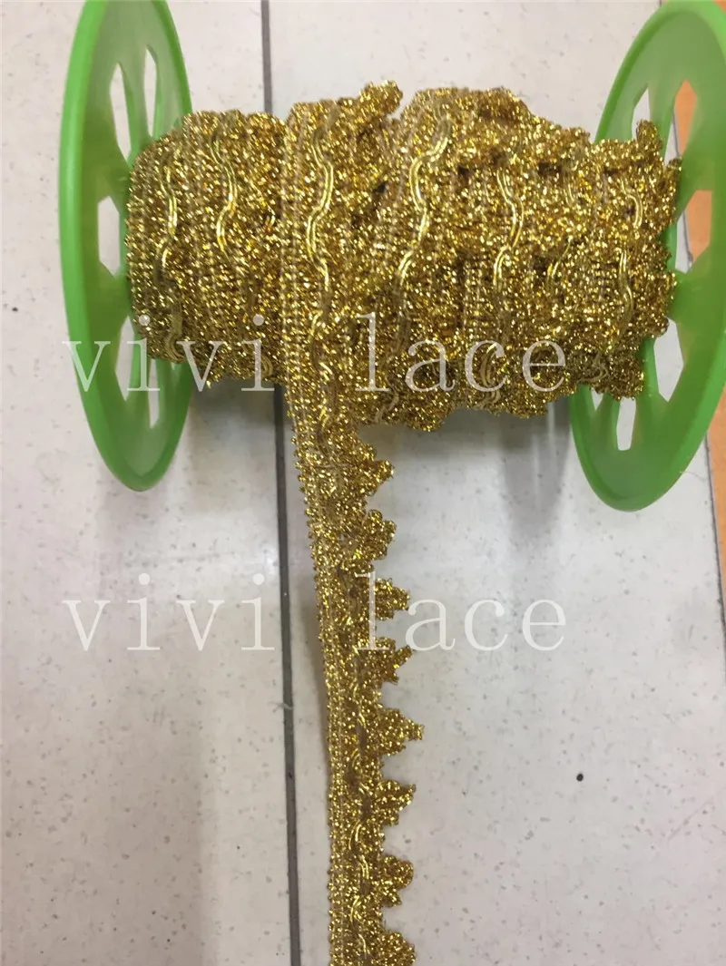 WE001# 200YARDS/LOT GOOD QUALITY GOLD WEBBING FOR OF WEDDING DRESS ACCESSORY/SAWING | Дом и сад