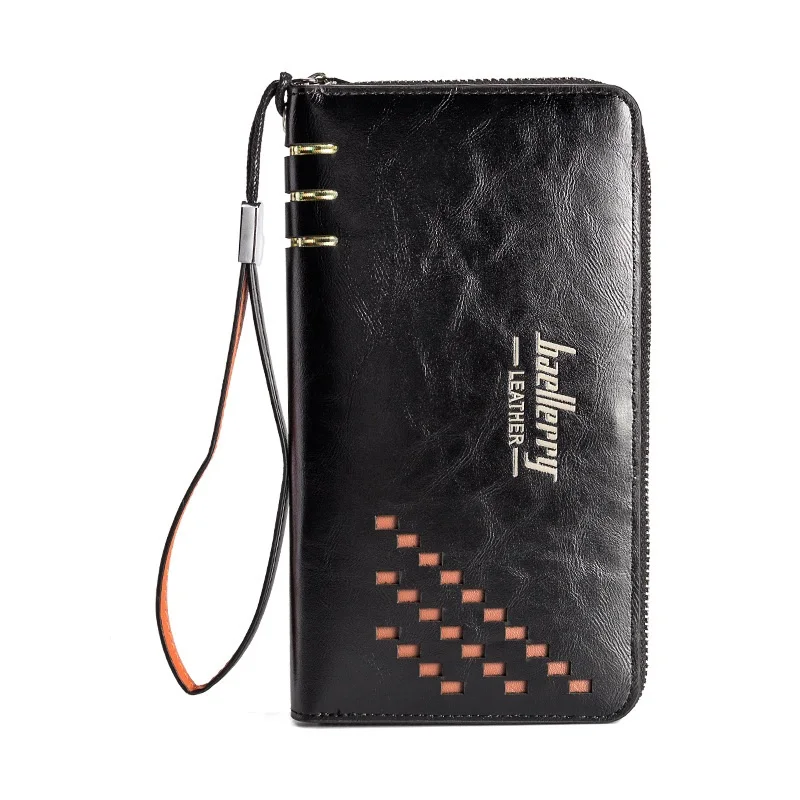 2018 новый мужской деловой клатч бумажник кошелёк Мужской кожаный. Кошелек