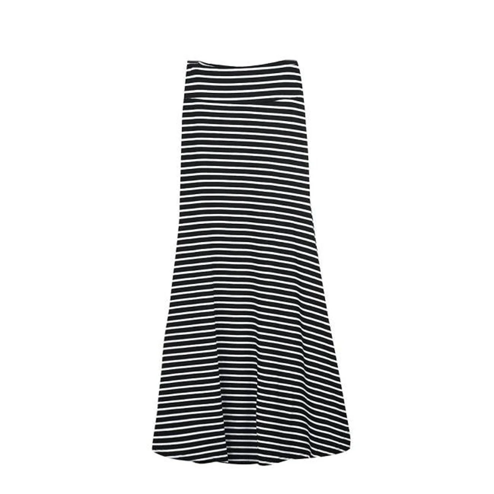 Fashion Women Autumn New Asymmetric Pencil Long Skirt Charming Elastic High Waist Printing Saia Falda Plus Size Y1 | Женская одежда