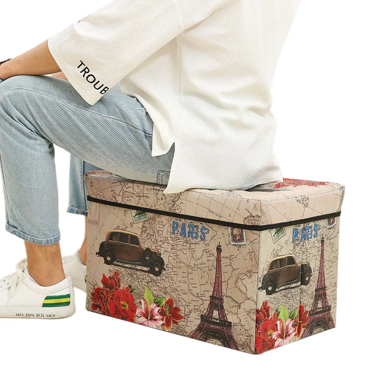 Винтажный стиль детская игрушка ящик для хранения табурет креативный дом