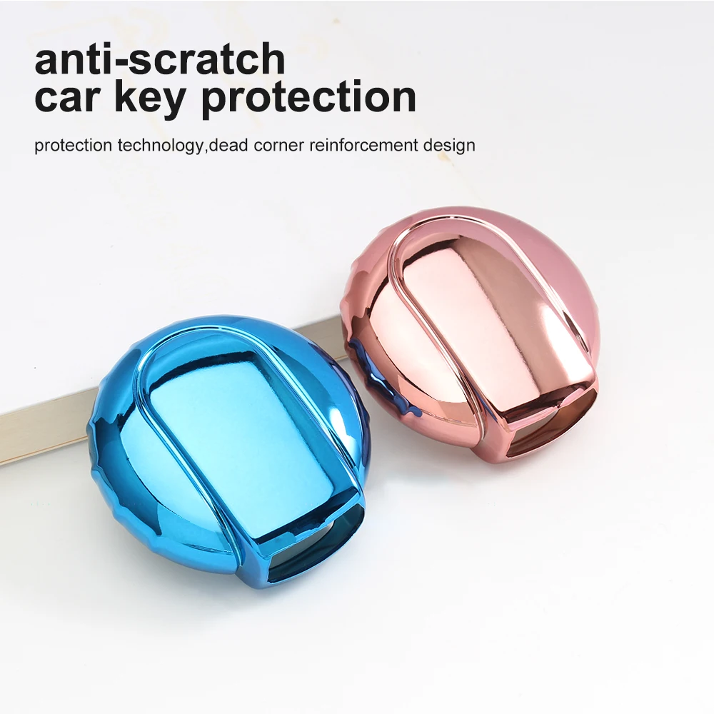 6 видов цветов Мягкий ТПУ чехол для ключей автомобиля держатель подходит Mini Cooper