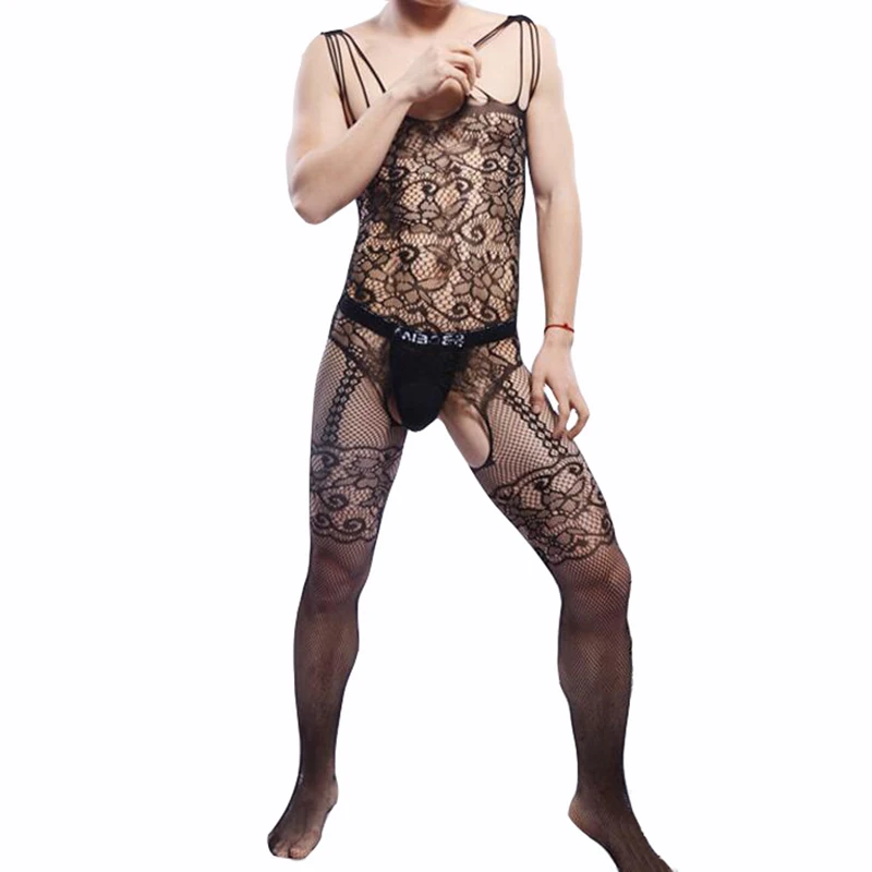 style 1 black KWAN. Z эротическое нижнее белье для мужчин, боди, сексуальное белье, открытая промежность, жаккардовое нижнее белье, сексуальное, эротическое, сексуальное боди, мужской костюм - Цвет: style 1 black