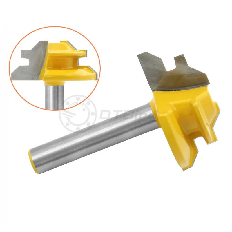 Т образная насадка для фрезерного станка по дереву 45 градусов 1/4 дюйма|Фреза| |